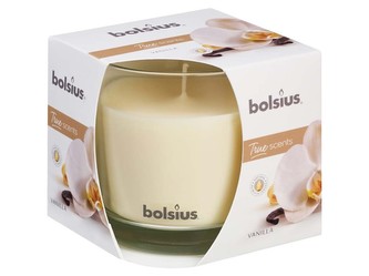 Bolsius Aromatic 2.0 Sklo 95x95mm Vanilla, vonná svíčka