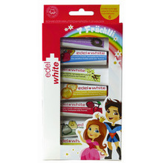 Edel+White 7 ovocných zubních past pro děti 7 x 9,3 ml child