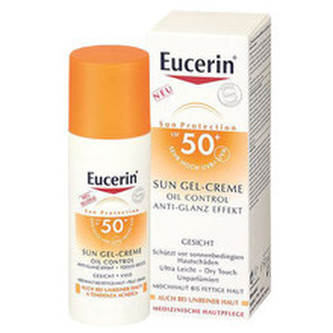 Eucerin Ochranný krémový gel na opalování na obličej Oil Control SPF 50+ 50 ml unisex