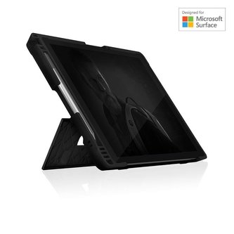 STM Dux Shell - pancéřované pouzdro Microsoft Surface Pro 7+/7/6/5/4 MIL-STD-810H (černé)