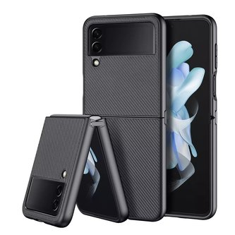 Pouzdro Dux Ducis Fino je vyrobeno z nylonového materiálu pro Samsung Galaxy Z Flip4 black