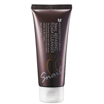 Mizon Čisticí pleťová pěna s filtrátem hlemýždího sekretu (Snail Repairing Foam Cleanser) 60 ml woman