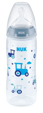 NUK 741927 Butelka FC+ PP 300 ml z wskaźnikiem temperatury smoczek lateksowy 0-6 m-cy M
