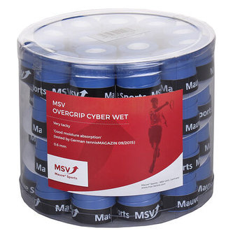Cyber Wet overgrip omotávka tl. 0,6 mm modrá balení 1 ks
