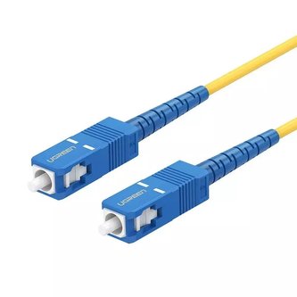 Jednomódový patchcord UGREEN SC-SC optické vlákno 3m síťová žlutá (70664 NW131)