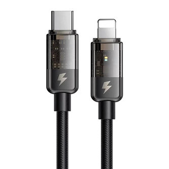 Kabel USB-C na Lightning Mcdodo CA-3161, 36W, 1,8 m (černý)
