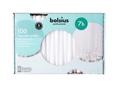 Bolsius Kónická 100ks 22x240 bílé svíčky RAL
