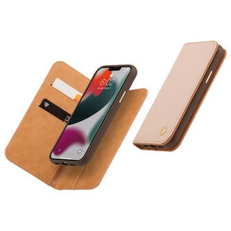 Moshi Overture - pouzdro 3 v 1 s flipovým krytem pro iPhone 13 Pro Max (Antimikrobiální NanoShield™) (Luna Pink)