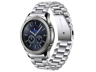 Nerezový náramek Alogy pro chytré hodinky 22mm Stříbrný