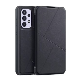 DUX DUCIS Skin X pouzdrový kryt s flipovým krytem pro Samsung Galaxy A33 5G černý