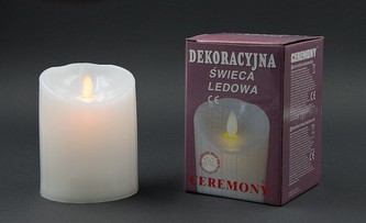 LED svíčka LC4 kmitající plamen 100x75 mm