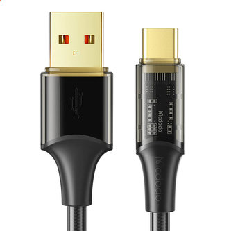 Kabel USB na USB-C, Mcdodo CA-2090, 6A, 1,2 m (černý) Kabel USB na USB-C, Mcdodo CA-2090, 6A, 1,2 m (černý)