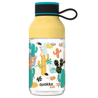 Quokka Ice Kids with strap- tritanová láhev na vodu o objemu 430 ml (Cactus) Quokka Ice Kids with strap- tritanová láhev na vodu o objemu 430 ml (Cactus)