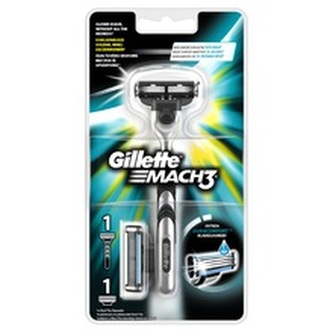 Gillette Holicí strojek Mach3 + 1 hlavice man
