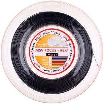 Focus HEX Plus 38 tenisový výplet 200 m černá průměr 1,15