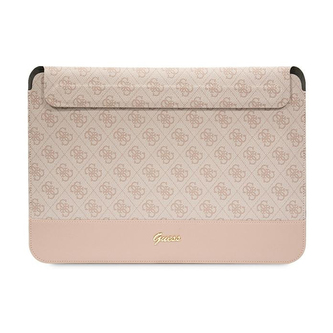 Guess 4G Stripe Metal Logo Computer Sleeve - 14" pouzdro na notebook (růžové)