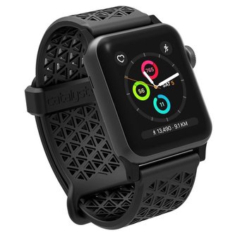 Catalyst Sport Band - elastický pásek pro Apple Watch 38/40/41 mm (Stealth Black)