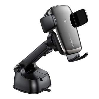 Joyroom JR-ZS248 Elektrický držák na palubní desku auta s indukční nabíječkou Qi (černý)