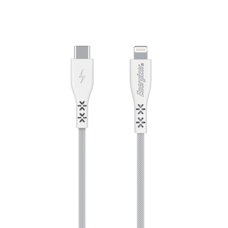 Energizer HardCase - propojovací kabel USB-C k Lightning s certifikací MFi 1.2m (bílý)