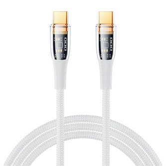 Kabel USB-C USB-C Remax Explore, RC-C062, 1,2 m, 100 W, (bílý)
