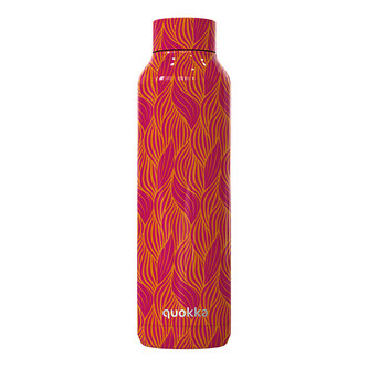 Quokka Solid - Termo láhev z nerezové oceli 630 ml (Orange Bloom)
