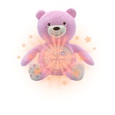 CHICCO 00008015100000 Miś z projektorem różowy