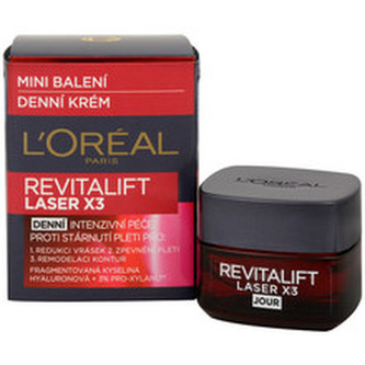 L´Oréal Paris Denní intenzivní krém proti stárnutí pleti Revitalift Laser X3 - minibalení 15 ml woman