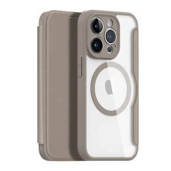 Pouzdro Dux Ducis Skin X Pro iPhone 14, MagSafe, barva beige Pouzdro Dux Ducis Skin X Pro iPhone 14, MagSafe, barva beige