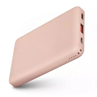 UNIQ Powerbank Fuele mini 8000mAh USB-C 18W PD Rychlé nabíjení růžová/růžová