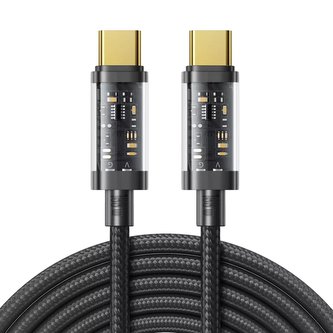 Joyroom kabel USB Type-C - USB Type-C 100W kabel 2m černý (S-CC100A20)