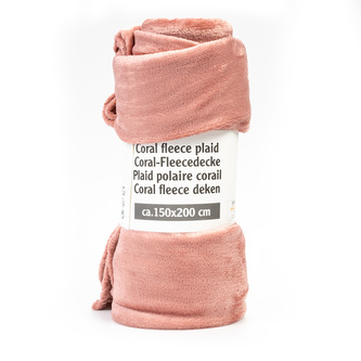 Deka 150x200 cm (růžová) (vzor 01)