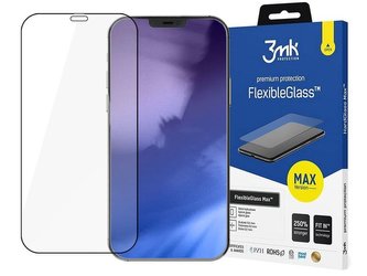 Sklo 3mk Flexible Glass Max 7H pro Apple iPhone 12/12 Pro 6.1 Black