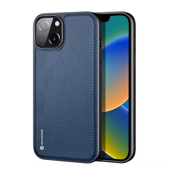 Kryt Dux Ducis Fino pouzdro iPhone 14 modrý potažený nylonem Kryt Dux Ducis Fino pouzdro iPhone 14 modrý potažený nylonem