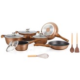 Sada nádobí Royalty, 13 ks, barva copper
