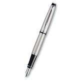 Waterman Expert Stainless Steel CT plnicí pero hrot M