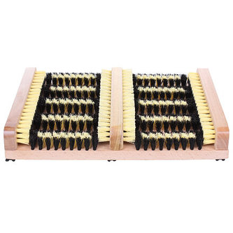 Rohožka antuková dřevěná, postranní kartáče varianta 21320