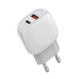 Nástěnná nabíječka LDNIO A2313C USB, USB-C + USB-C - Lightning kabel