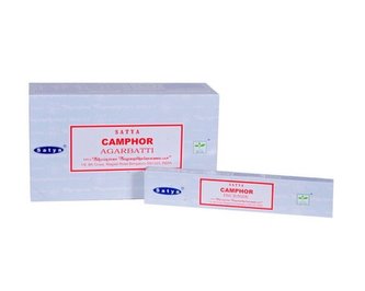 Indické vonné tyčinky Schrinivas Satya Camphor 15 g Kafr