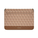 Guess GCube Stripes Computer Sleeve - pouzdro na 16" notebook (hnědé)