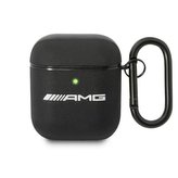 AMG Leather Big Logo - Pouzdro pro Apple AirPods (černé)