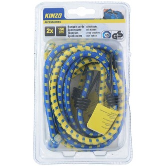 Kinzo - Pásky na zajištění zavazadel 150 cm 2 ks (modré)