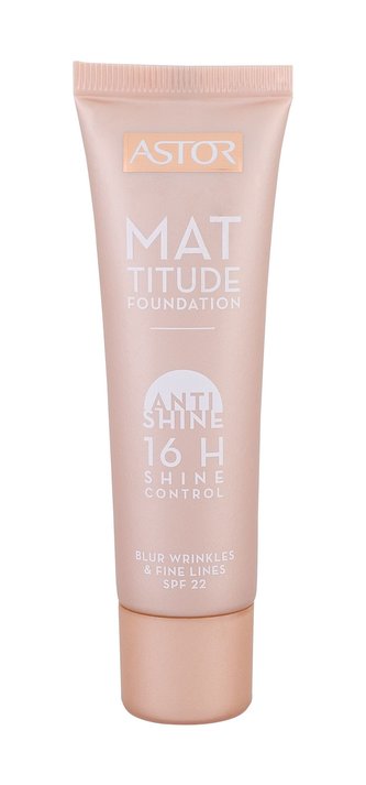 Astor Zmatňující Make-up Mattitude (Foundation HD Make-Up) 30 ml Zmatňující Make-up Mattitude (Foundation HD Make-Up) 30 ml - Odstín 400 Amber woman