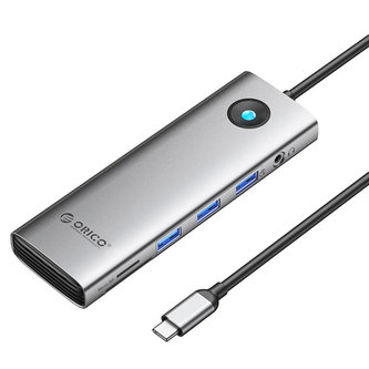 Multifunkční dokovací stanice ORICO Type-C 10in1 HUB (šedá)