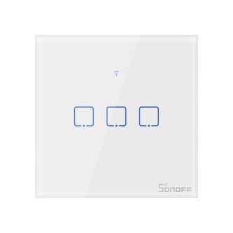Smart Switch WiFi Sonoff T0 EU TX (3 kanály)