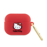 Hello Kitty Silicone 3D Kitty Head - pouzdro pro AirPods Pro (fuchsiová)
