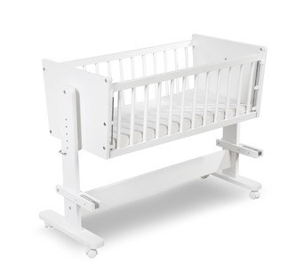 KLUPŚ Łóżeczko dostawne 89x40 ZOYA 5w1 biel