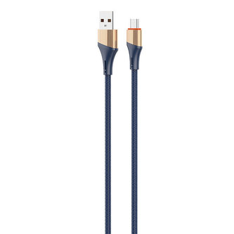 LDNIO LS631 USB - Micro USB 1m, 30W kabel (modrý)