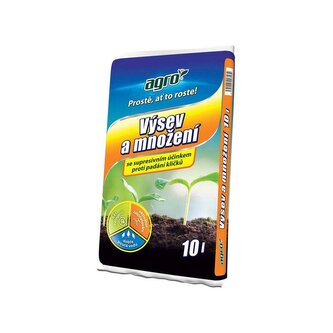 AGRO substrát pro výsev a množení 10 l AGRO substrát pro výsev a množení 10 l