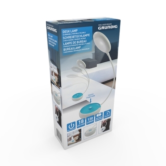 Grundig - LED skládací stolní lampa 15 cm (modrá)