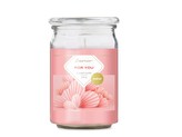 Emocio Sklo 93x142 mm se skleněným víčkem For You, růžová vonná svíčka